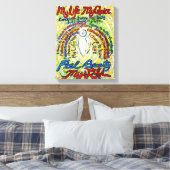 Cancer Poem Angel schilderende gestreken canvaskun Canvas Afdruk (Insitu (Slaapkamer))