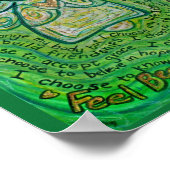 Cancer Poem Green Angel die kunst schildert Poster (Hoek)