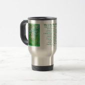 Cancer Poem Guardian Art Coffee Cup Reisbeker (Voorkant links)