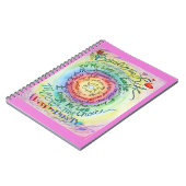 Cancer Poem Rainbow Notitieboek Journal (Linkerzijde)