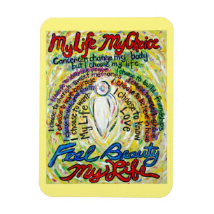 Cancer Poem White Angel Art Custom Magnet Magneet