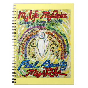 Cancer Poem White Angel Journal-Notitieboek Notitieboek