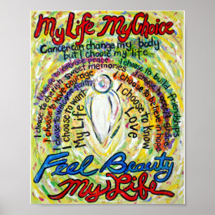 Cancer Poem White Angel Poster KunstPrints