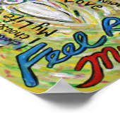 Cancer Poem White Angel-schilderende Poster Art af (Hoek)