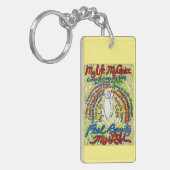 Cancer Poem White Guardian Angel Pendant Sleutelha Sleutelhanger (Voorkant Links)