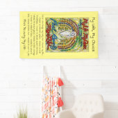 Cancer Poem White Guardian Art Custom Banner (Insitu)
