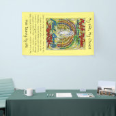Cancer Poem White Guardian Art Custom Banner (Beurs)