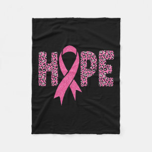 Cancer Rainbow In oktober Draag we Pink Hope Suppo Fleece Deken