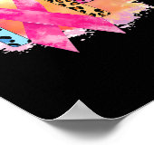 Cancer Rainbow In oktober Draag we Pink Hope Suppo Poster (Hoek)