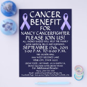 Cancer Ribbon Benefit Flyer (Enkel)