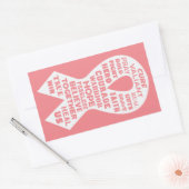 CANCER RIBBON - Stickers aanmoedigen (Envelop)