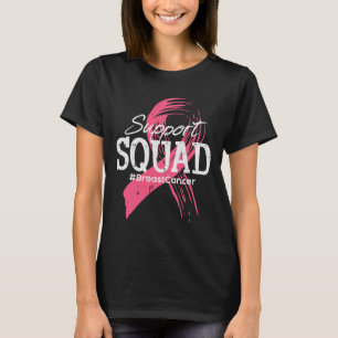 Cancer Ribbon Support Squad Awareness Mannen Vrouw T-shirt
