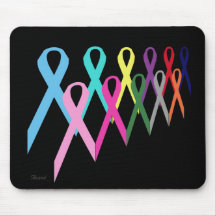 Cancer Ribbons Mousepad door Heard_