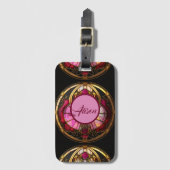 Cancer Ruby Radiance Bagagelabel (Voorkant (verticaal))