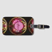 Cancer Ruby Radiance Bagagelabel (Voorkant (horizontaal))