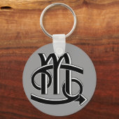 Cancer & Scorpio Partners bw Sleutelhanger (Voorkant)