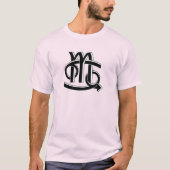 Cancer & Scorpio Partners bw T-shirt (Voorkant)
