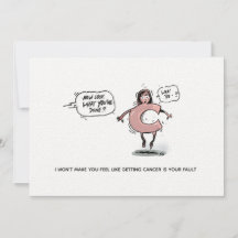 Cancer Shame Funny Cancer Briefkaart