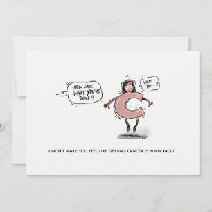 Cancer Shame Funny Cancer Briefkaart