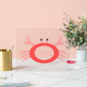 Cancer Star Sign Crab Acryl Bord (Huwelijk)