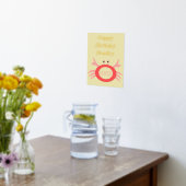 Cancer Star Sign Crab Birthday Party Folie Afdrukken (Laag (Keuken))