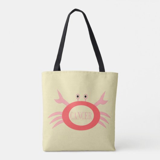 Cancer Star Sign Crab Canvas tas (Achterkant)