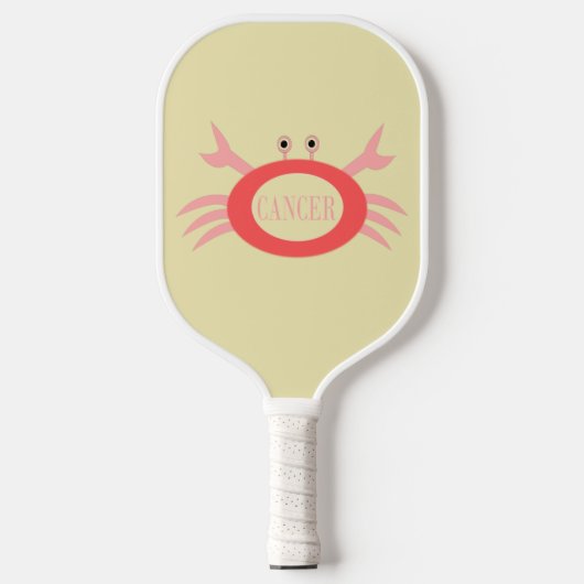 Cancer Star Sign Crab Pickleball Paddle (Voorkant)
