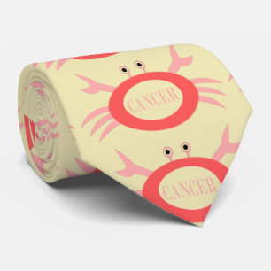 Cancer Star Sign Crab Stropdas