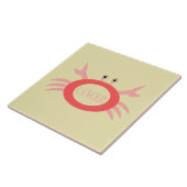 Cancer Star Sign Crab Tegel Tegeltje (Zijkant)