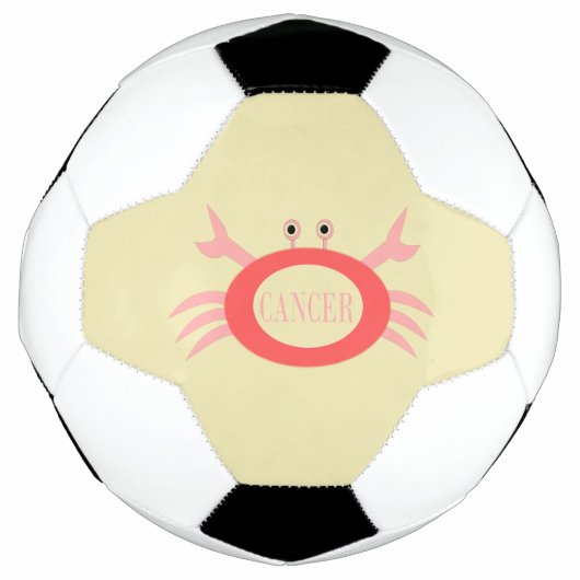 Cancer Star Sign Crab Voetbal (Voorkant)