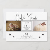 Cancer Stars Foto Baby - Aankondiging geboorte (Voorkant)