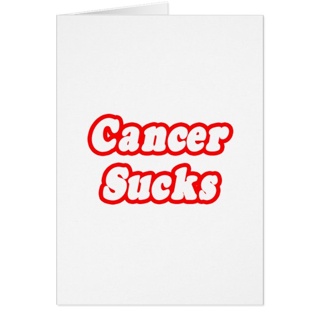 Cancer Sucks (Voorkant)