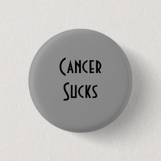 Cancer Sucks: Brain Cancer Ronde Button 3,2 Cm