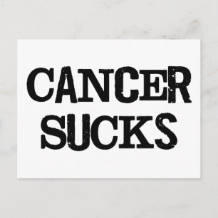 Cancer Sucks Briefkaart
