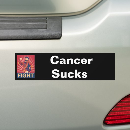 Cancer Sucks Bumpersticker (Op auto)