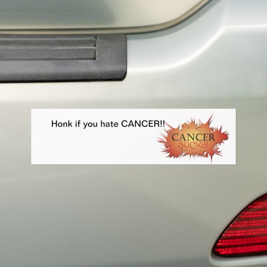 Cancer Sucks Bumpersticker (Op auto)