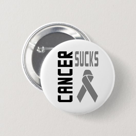 Cancer Sucks Button (Voorkant /achterkant)