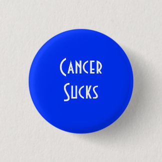 Cancer Sucks: Colon Cancer Ronde Button 3,2 Cm