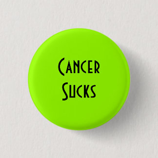 Cancer Sucks: Lymfoom kanker Ronde Button 3,2 Cm