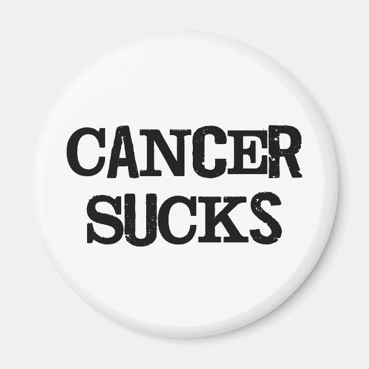 Cancer Sucks Magneet (Voorkant)