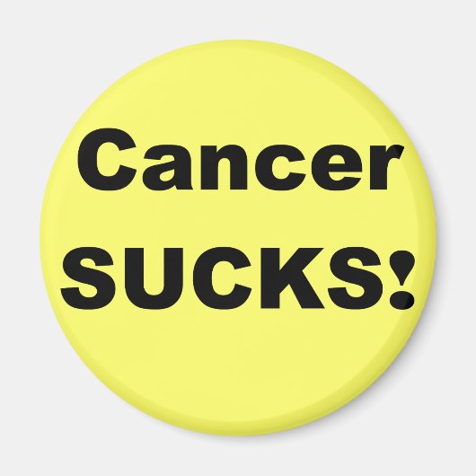 Cancer Sucks Magneet (Voorkant)