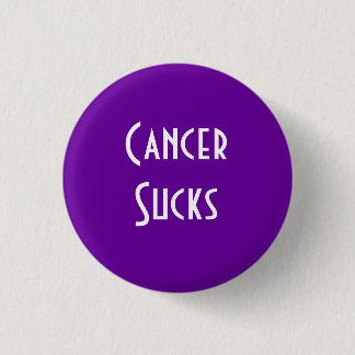 Cancer Sucks: Pancreas, Leiomyosarcoma-kanker Ronde Button 3,2 Cm