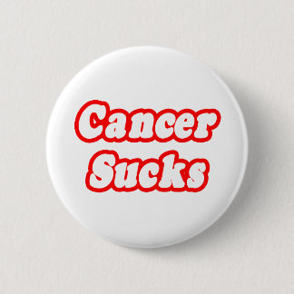 Cancer Sucks Ronde Button 5,7 Cm