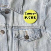 Cancer Sucks Ronde Button 5,7 Cm (In situ)