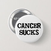 Cancer Sucks Ronde Button 5,7 Cm (Voorkant /achterkant)