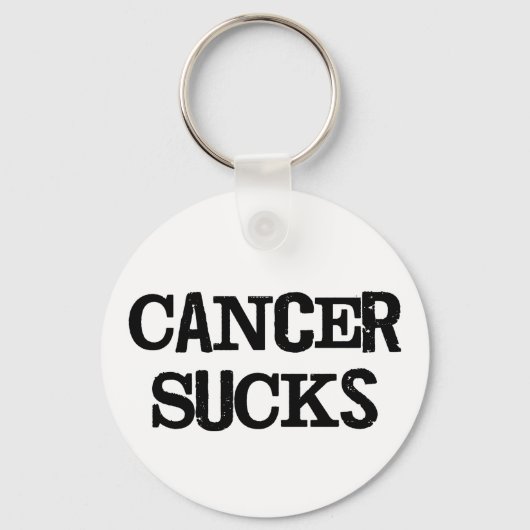 Cancer Sucks Sleutelhanger (Voorkant)