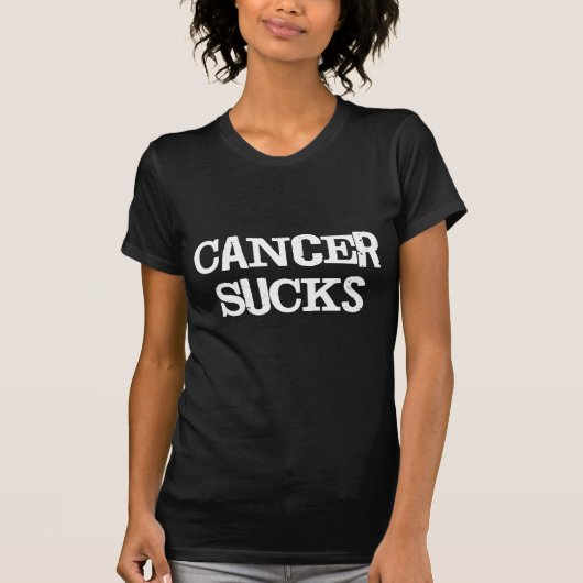 Cancer Sucks T-shirt (Voorkant)