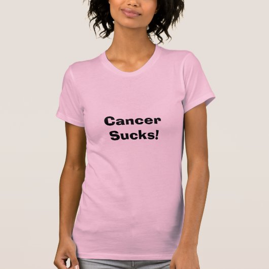 Cancer Sucks T-shirt (Voorkant)