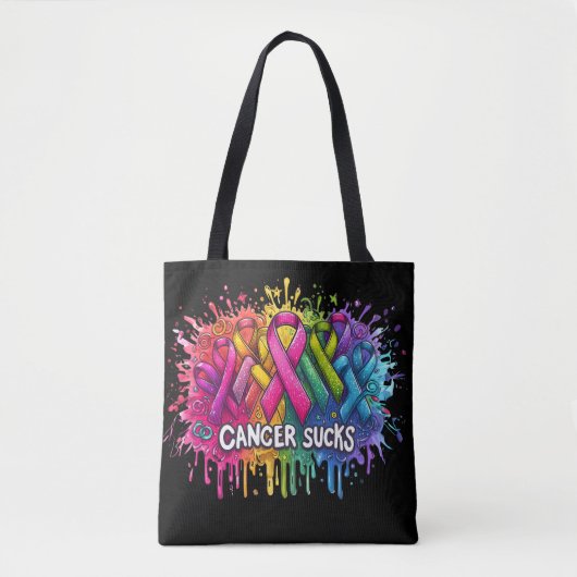 Cancer Sucks Tote Bag (Voorkant)
