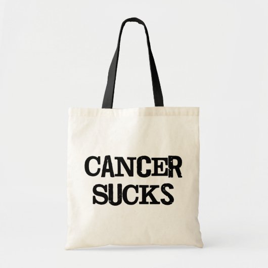 Cancer Sucks Tote Bag (Voorkant)